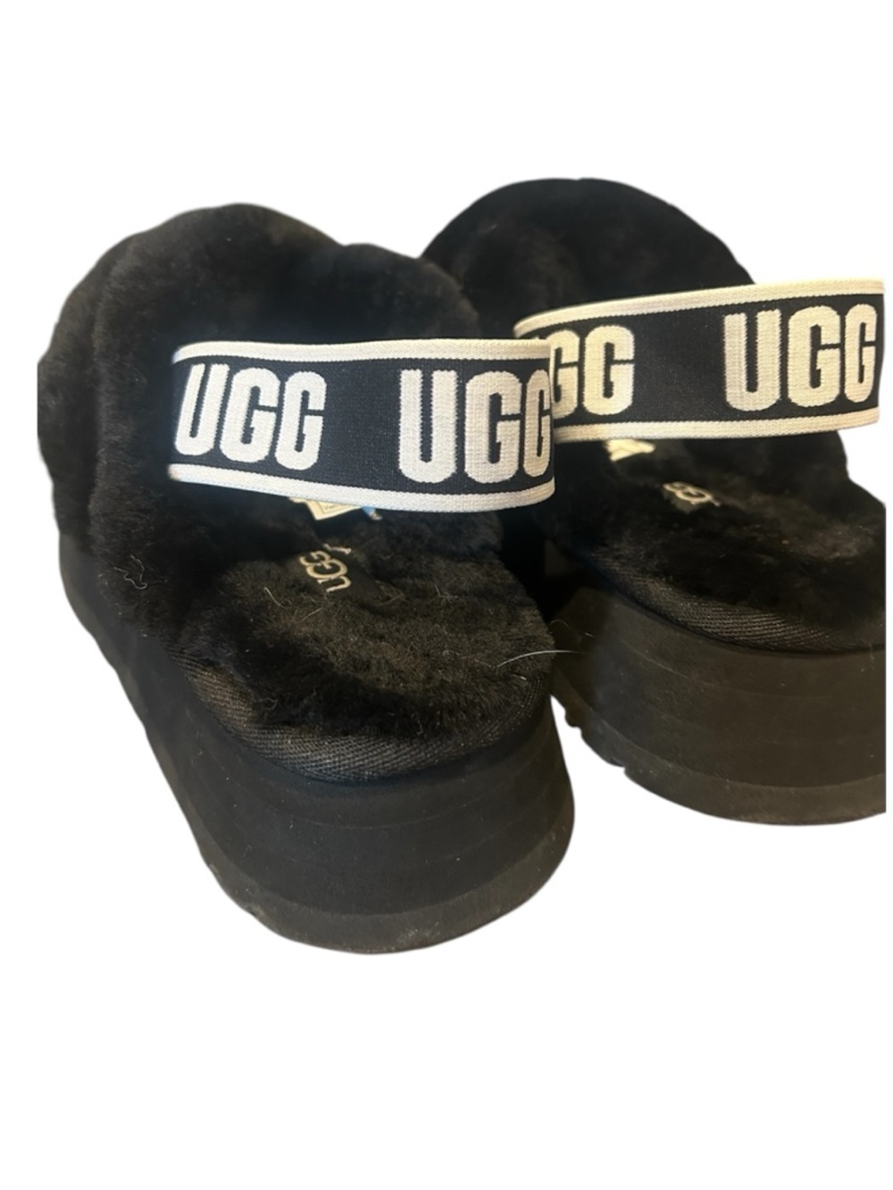 UGG Disco Cross Sandal with Logo Slingback - Picture 4 of 9